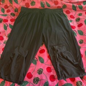 Black Relaxed Fit Pants